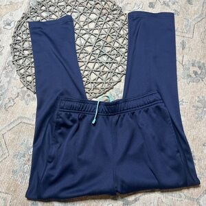All in Motion Kids Navy Joggers with Teal Drawstring